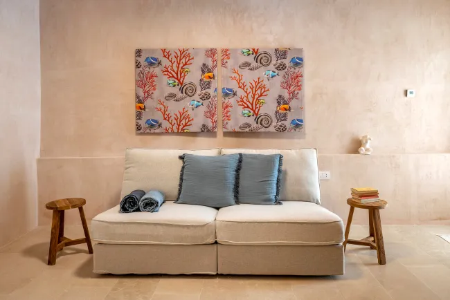 natural colors and materials living room scilci